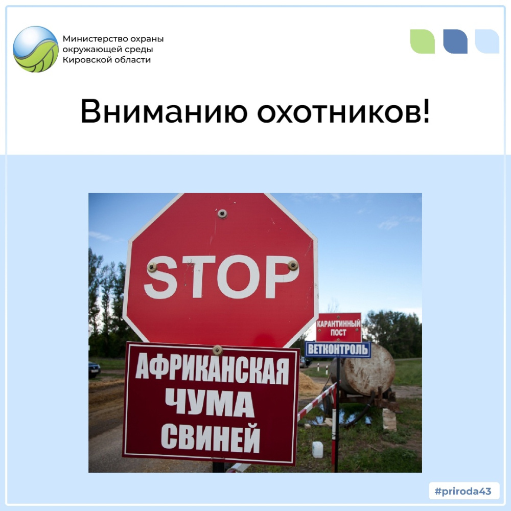 Вниманию охотников!