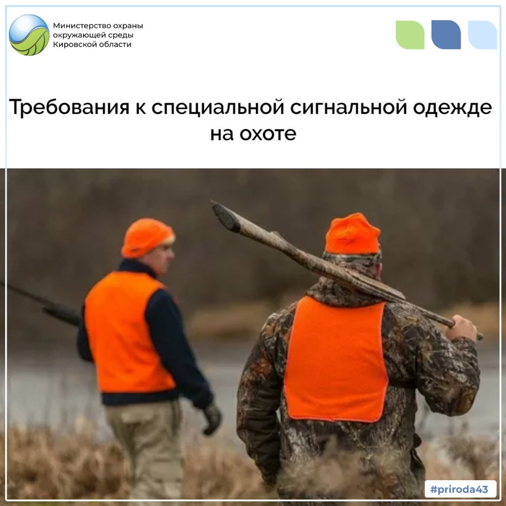 Требования к специальной сигнальной одежде на охоте